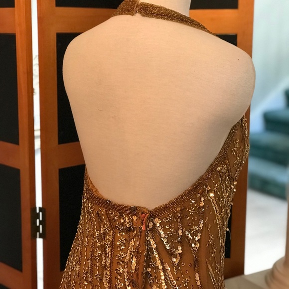 Gorgeous hand beaded gown! - Picture 3 of 3